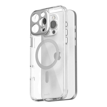 Moshi iGlaze MagSafe - iPhone 16 Pro Max Case (Luna Silver)