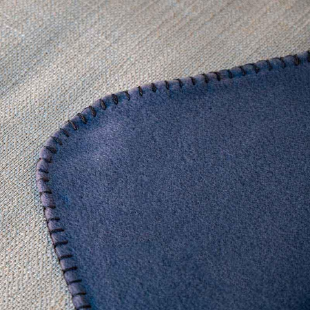 Couverture en polaire 170x130 cm (bleu)