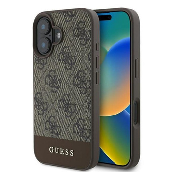 Guess 4G Bottom Stripe - iPhone 16 Plus tok (barna)