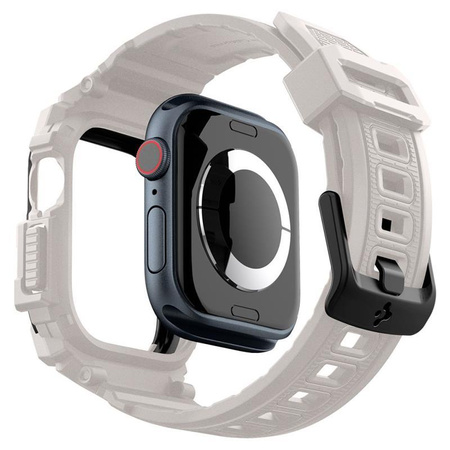 Spigen Rugged Armor Pro - Armband mit Gehäuse für Apple Watch 10 46 mm (Dune Beige)