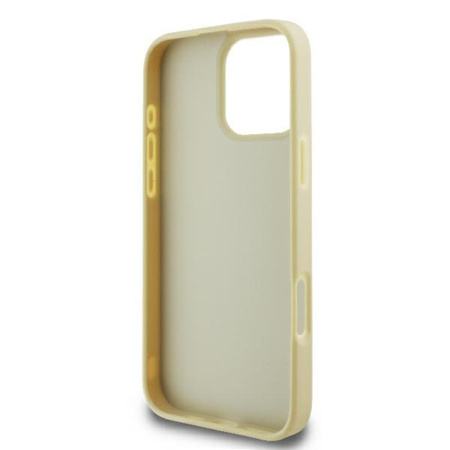 Karl Lagerfeld Metal Signature - Hülle für iPhone 16 Pro (gold)