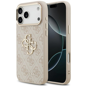 Guess 4G Big 4G Classic Logo - Case iPhone 17 Pro Max (Pink / Gold)