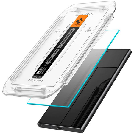 Spigen GLAS.TR EZ FIT 2er-Pack - Gehärtetes Glas für Samsung Galaxy S24 Ultra (2 Stück)