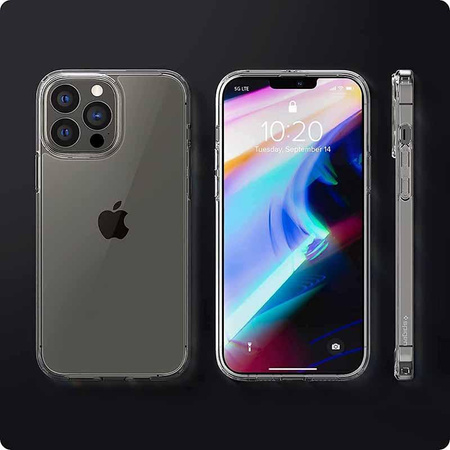 Spigen Ultra Hybrid - Coque pour iPhone 13 Pro Max (Transparent)
