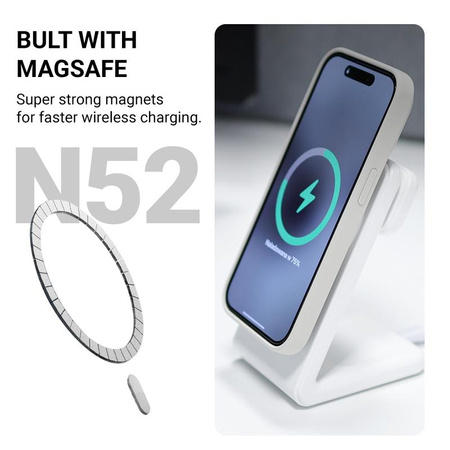 Crong Color Cover Magnetic - iPhone 16 Pro MagSafe tok (kőbézs)