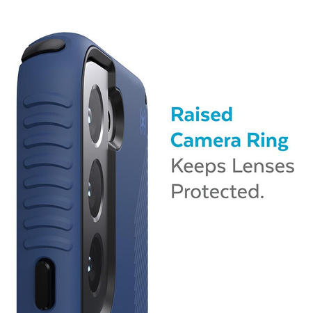 Speck Presidio2 Grip - Samsung Galaxy S22 Case with MICROBAN Coating (Coastal Blue/Storm blue)
