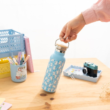 Moomins - Stainless Steel Thermal Bottle with Handle 500 ml