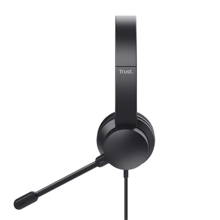 Trust Ayda - Headset mit Mikrofon USB-A/USB-C & ENC (Schwarz)