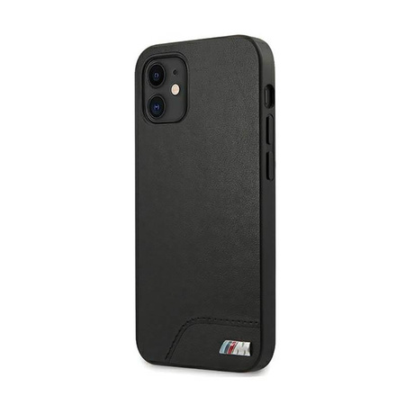 BMW Smooth PU Leather - Case for iPhone 12 mini (Black)