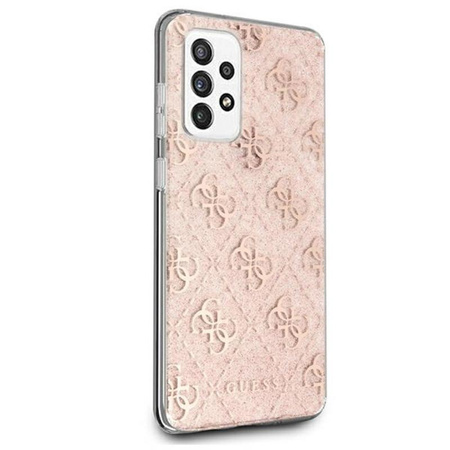 Guess 4G Glitter - Etui Samsung Galaxy A52 / A52S (Pink)