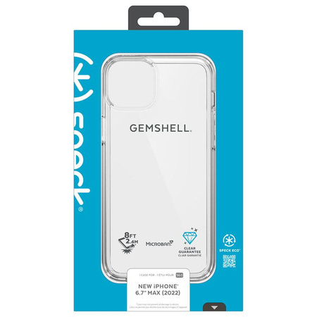 Speck Gemshell - iPhone 14 Plus Case with MICROBAN Coating (Clear)