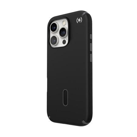 Speck Presidio2 Pro ClickLock & MagSafe - iPhone 16 Pro Hülle (Schwarz / Schiefergrau / Weiß)