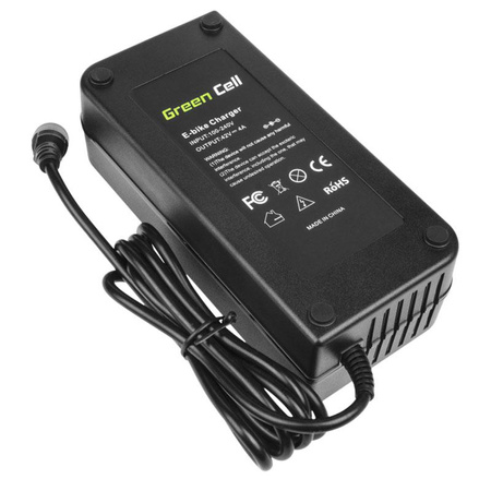 Green Cell - 42V 4A (RCA) töltő 36V-os elektromos kerékpár akkumulátorához