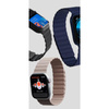 PURO ICON LINK - Bracelet magnétique pour Apple Watch 42/44/45 mm (M/L) (bleu marine)