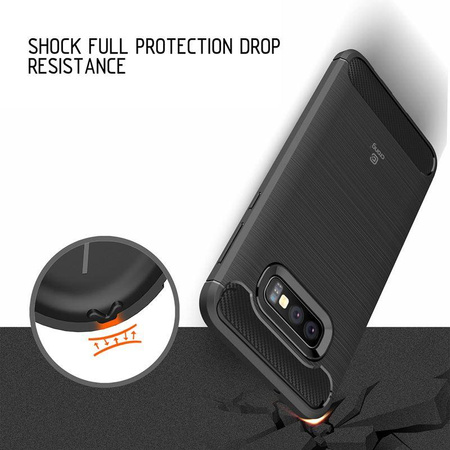 Crong Soft Armour Cover - Etui Samsung Galaxy S10e (czarny)