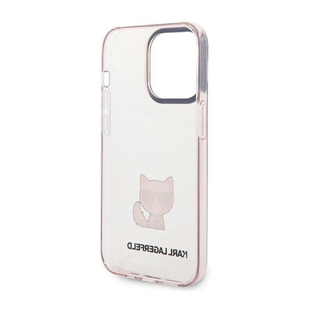 Karl Lagerfeld Choupette Body - Etui iPhone 14 Pro (różowy)