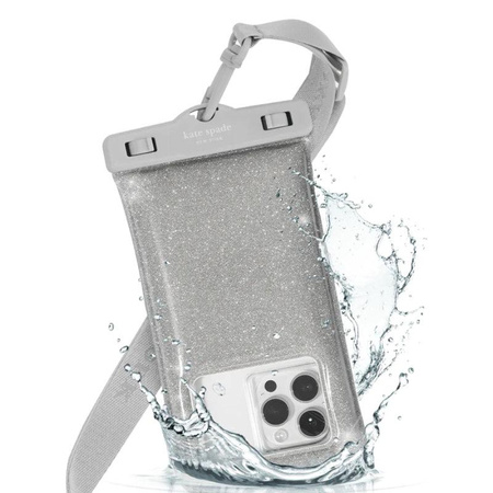 Kate Spade New York Waterproof Floating Pouch - Wasserdichte Tasche für Smartphones bis zu 6,7" (That Sparkle)