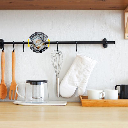 ROLLING BIKE HANDLE FOR TELEPHONE, ON HANDLEHOLDER, Gray, 10-15cm, Dunlop