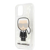 Karl Lagerfeld Glitter Glowdark Iconic - Coque iPhone 11
