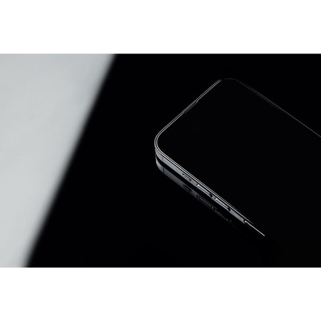 Moshi AirFoil Pro - Elastyczne szkło hybrydowe iPhone 13 mini (czarna ramka)