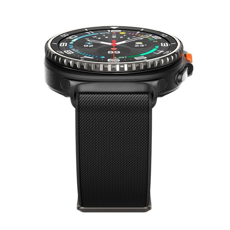 CZARNY PASEK SPIGEN DO GALAXY WATCH 8 | 8 Classic 40 | 44 | 46, Sportowy