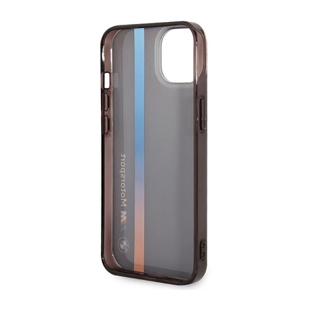 BMW Tricolor Stripe - Coque pour iPhone 14 (Noir)