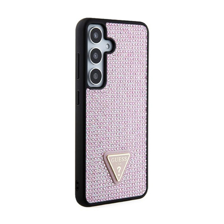 Guess Strass-Dreieck - Samsung Galaxy S24 Tasche (rosa)