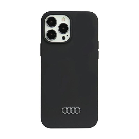 Audi Silicone Case - Coque pour iPhone 13 Pro Max (Noir)