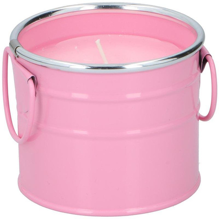 Arti Casa - Citronella anti-coma candle in a bucket (pink)