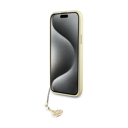 Guess 4G Charms Collection - iPhone 15 Plus Tasche (braun)