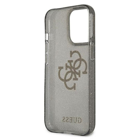 Guess Glitter 4G Big Logo - iPhone 13 Pro Case (black)