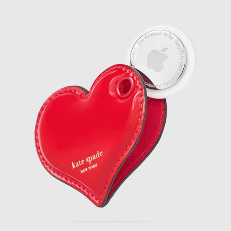 Kate Spade New York Charm Keychain - Ochranné pouzdro s přívěskem pro Apple AirTag (Srdce)