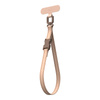 Moshi 2-in-1 Wrist & Body Strap with Adapter - Eco Leather Phone Lanyard (Milktea Brown)