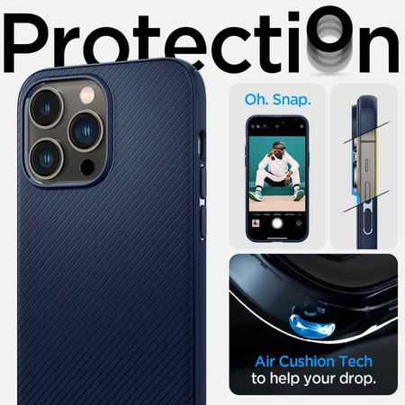 Spigen Mag Armor - pouzdro pro iPhone 14 Pro Max (námořnická modrá)