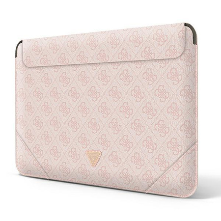 Guess 4G Uptown Triangle Logo Sleeve - pouzdro na 13" / 14" notebook (růžové)