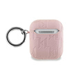 Karl Lagerfeld Monogram Karl & Choupette Head - AirPods 1/2 gen case (pink)