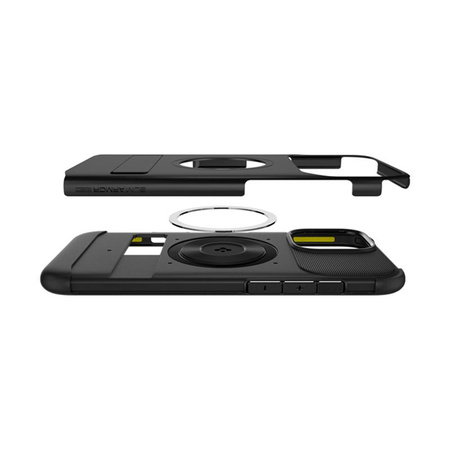 Spigen Slim Armor Mag Mag MagSafe - tok iPhone 16 Pro készülékhez (fekete)