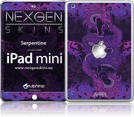 Nexgen Skins - sada skinů pro iPad mini s 3D efektem (Serpentine 3D)