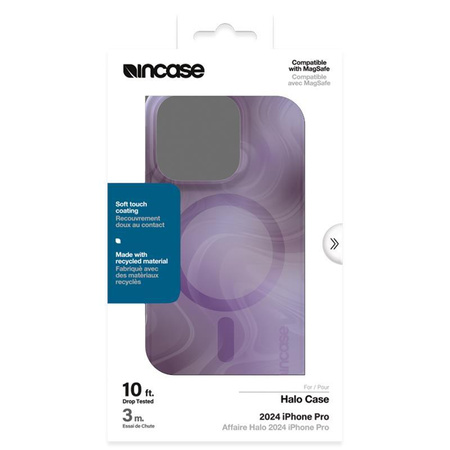 Incase Halo Case MagSafe - pouzdro pro iPhone 16 Pro (Oil Slick Lilac)