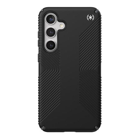 Speck Presidio2 Grip - Étui Samsung Galaxy S24+ (Noir/Gris ardoise/Blanc)