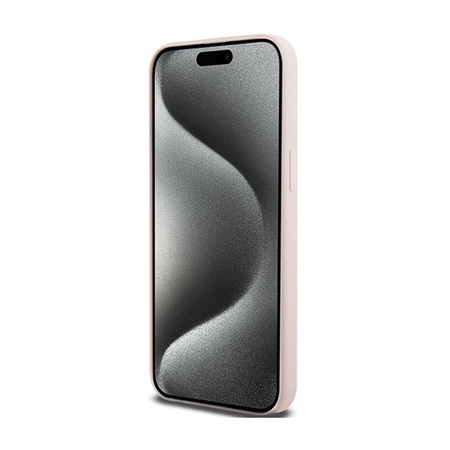 Karl Lagerfeld Silicone Karl Script - Case for iPhone 15 Pro Max (Pink)