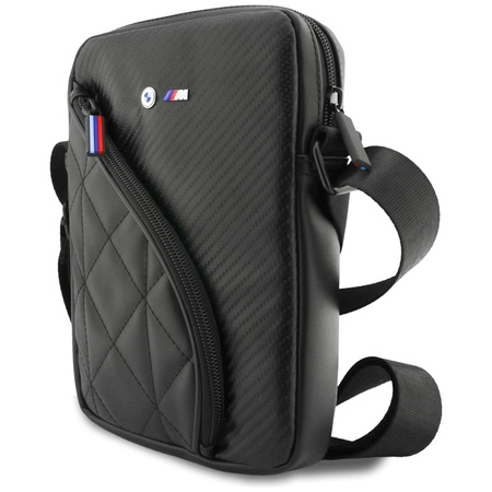 BMW Carbon Pockets e logo in metallo - Custodia per tablet da 8" (nera)