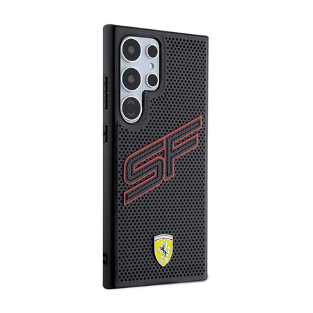 Ferrari Big SF Perforiert - Samsung Galaxy S24 Ultra Tasche (schwarz)