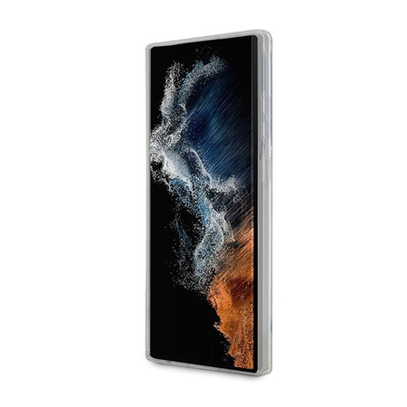 Karl Lagerfeld Choupette Fun - pouzdro pro Samsung Galaxy S23 Ultra (průhledné)