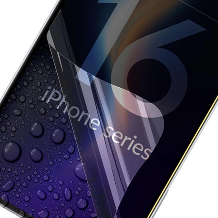 3mk Silky Matt Privacy - Matt adatvédelmi fólia iPhone 16 Pro készülékhez
