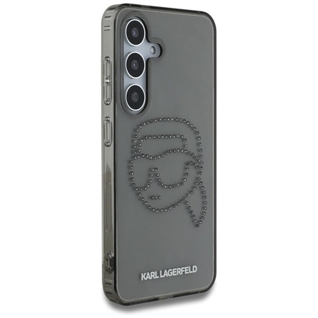 Karl Lagerfeld Rhinestones Karl Head Logo - Etui Samsung Galaxy S25 (noir)