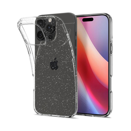 Spigen Liquid Crystal Glitter - Hülle für iPhone 16 Pro (Transparent)