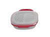 Alpina - multifunctional grater with container (red)