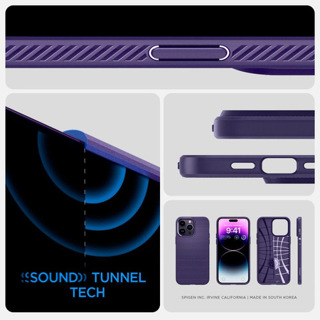 Spigen Liquid Air - Case for iPhone 14 (purple)