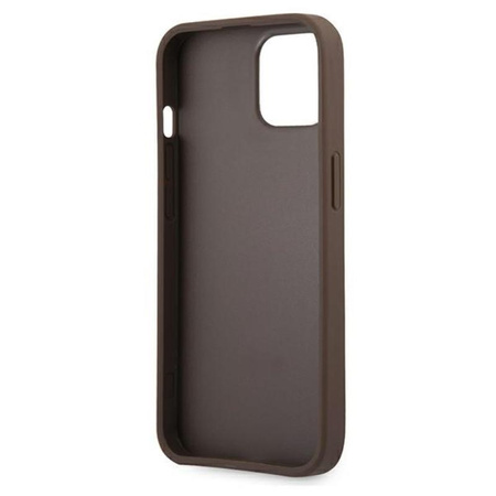 Guess 4G Big Metal Logo - Coque iPhone 13 (marron)